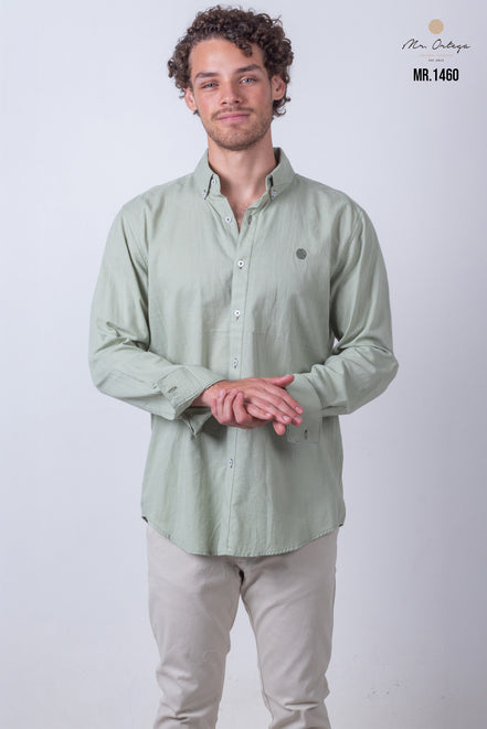 CAMISA LISA VERDE CLARO
