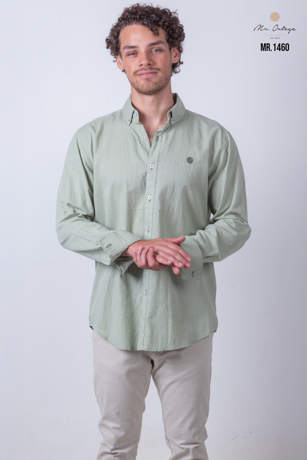 CAMISA LISA VERDE CLARO
