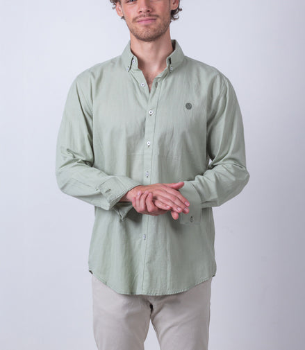 CAMISA LISA VERDE CLARO