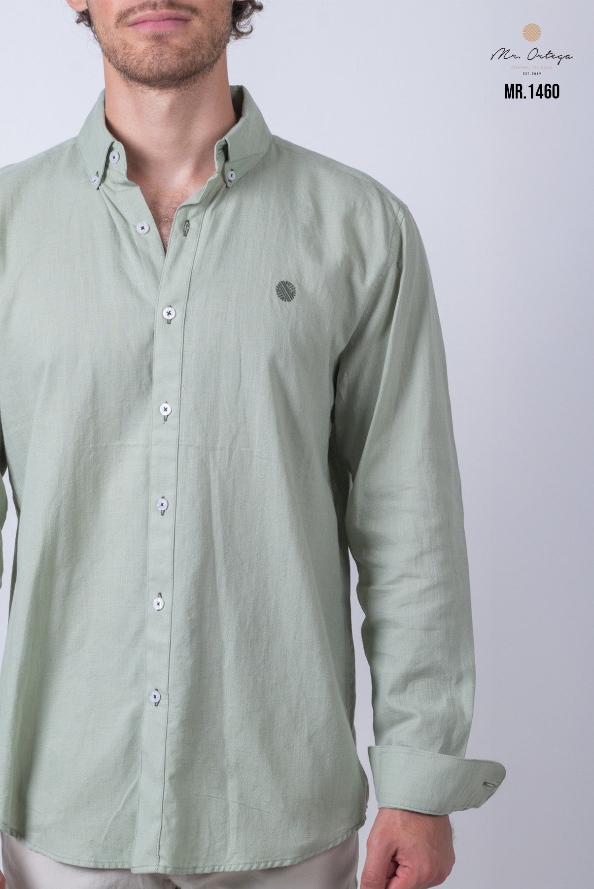 CAMISA LISA VERDE CLARO
