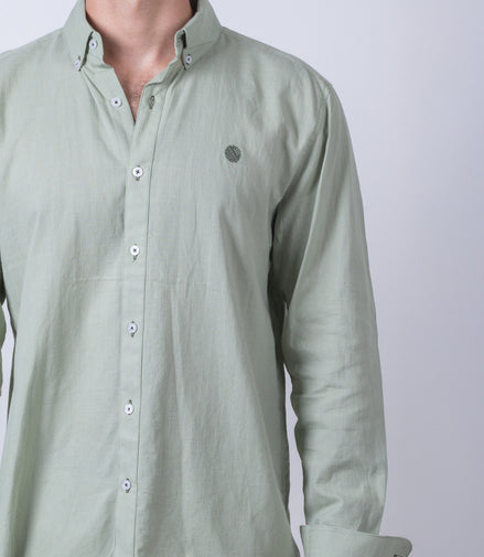 CAMISA LISA VERDE CLARO