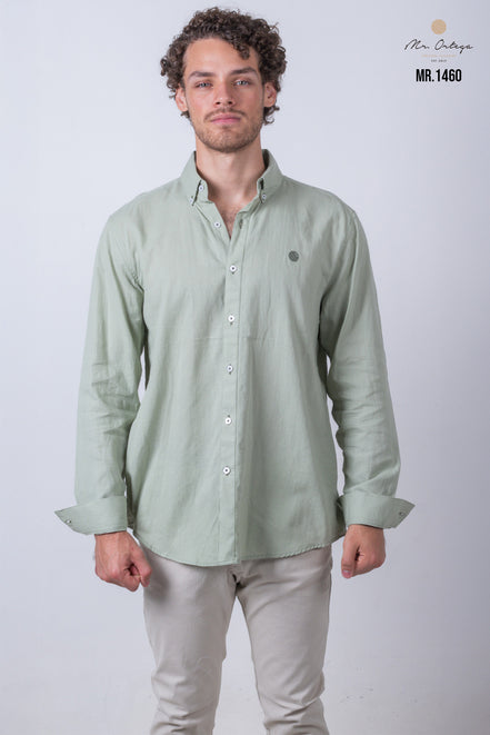 CAMISA LISA VERDE CLARO