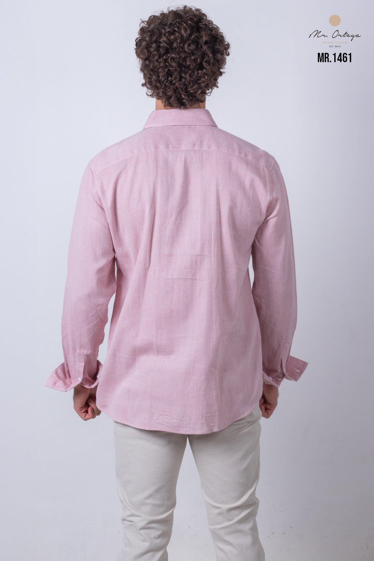 CAMISA LISA ROSA CLARO