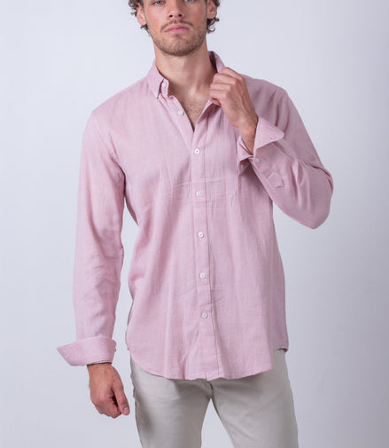 CAMISA LISA ROSA CLARO