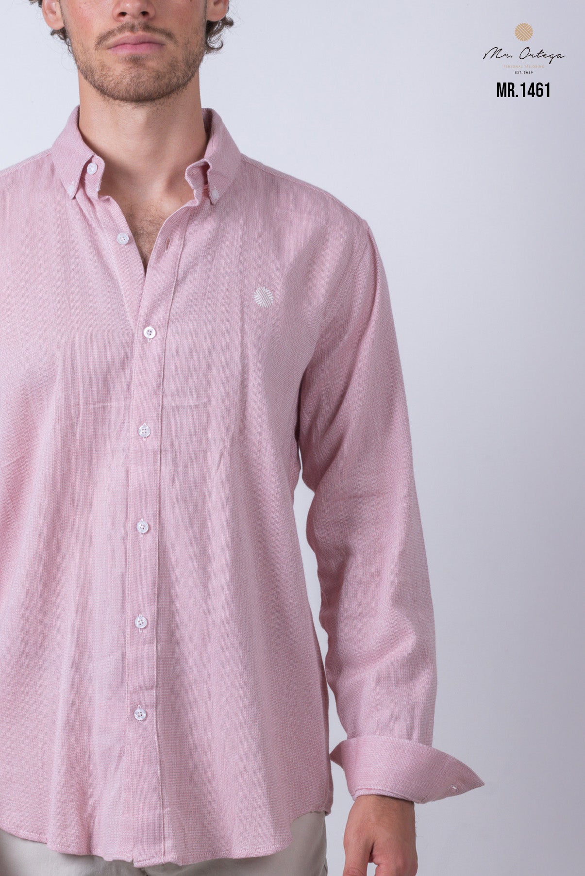 CAMISA LISA ROSA CLARO