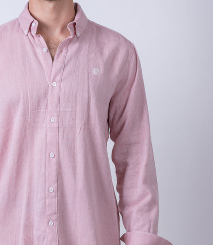 CAMISA LISA ROSA CLARO