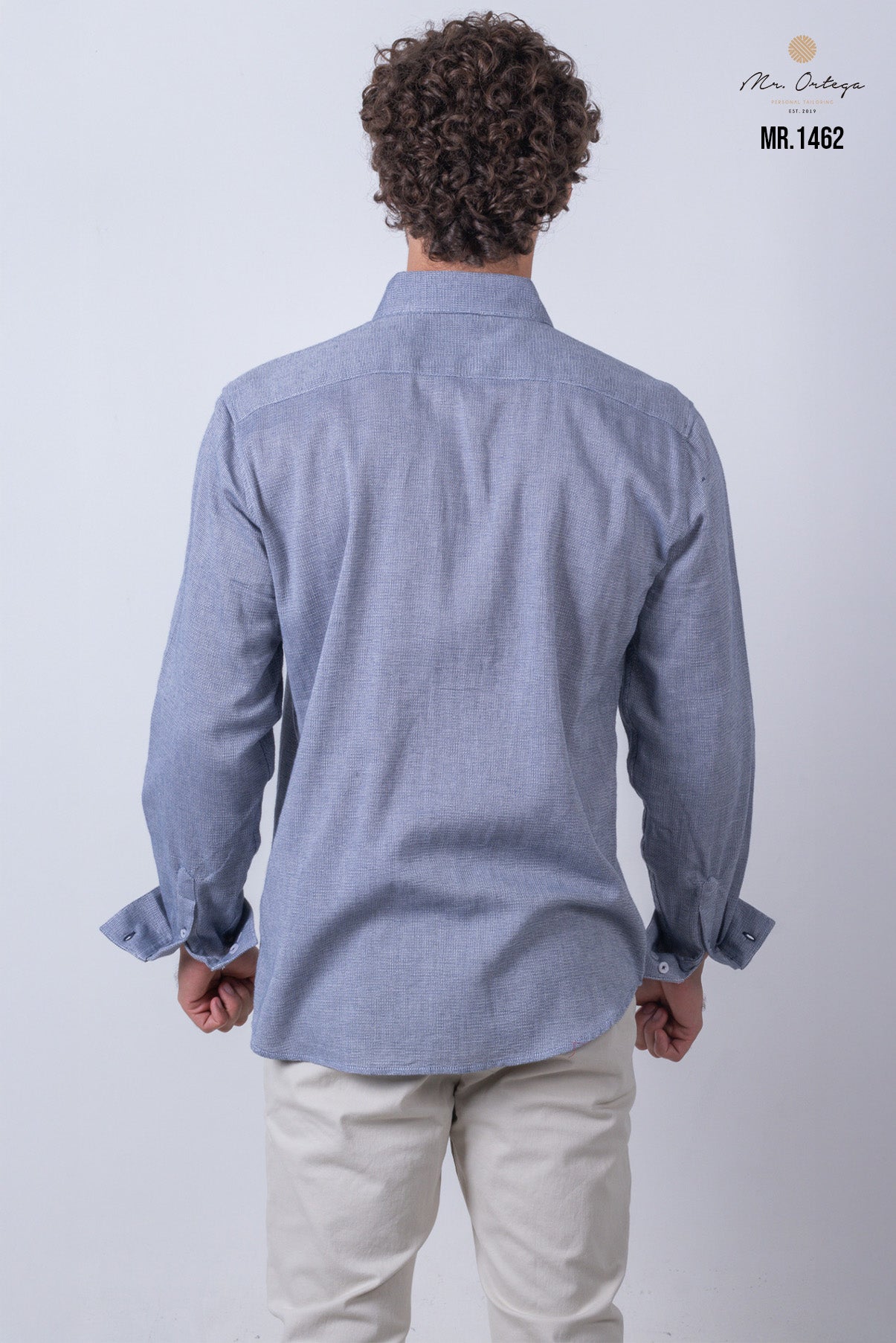 CAMISA LISA AZUL MARINO