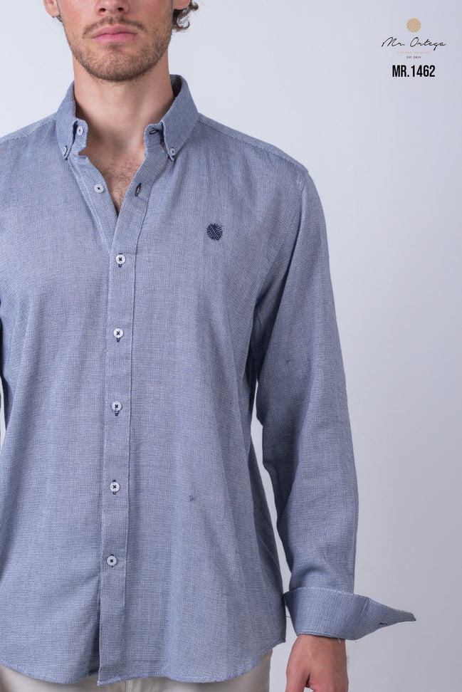CAMISA LISA AZUL MARINO