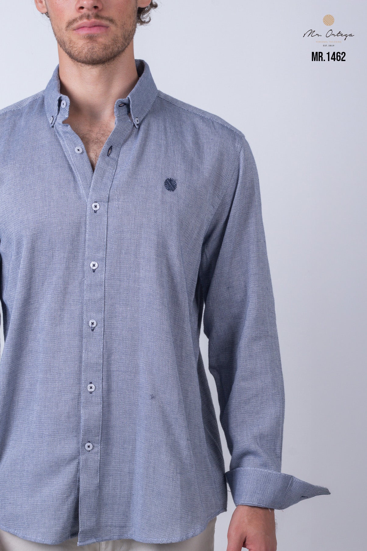 CAMISA LISA AZUL MARINO