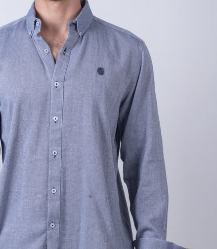 CAMISA LISA AZUL MARINO