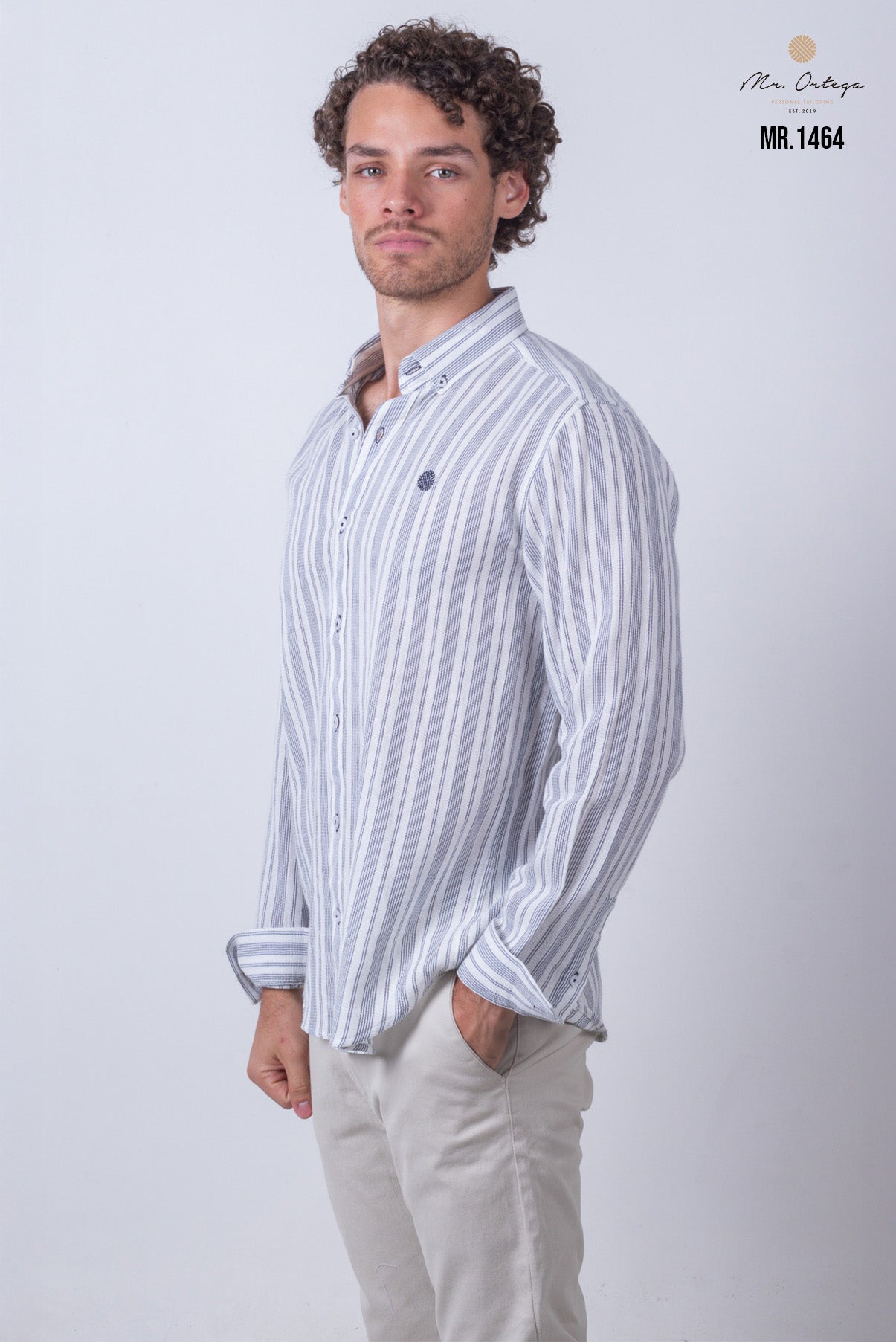 CAMISA RAYAS AZUL Y BLANCO