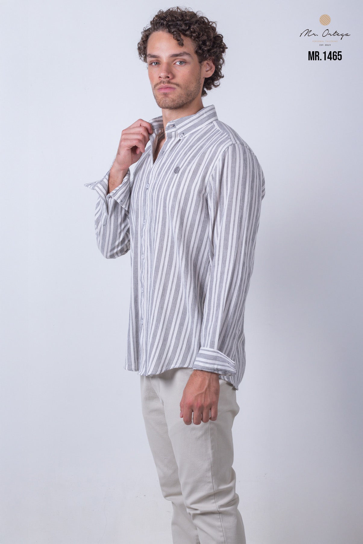 CAMISA RAYAS NEGRO Y BLANCO