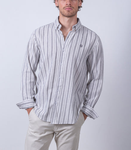 CAMISA RAYAS NEGRO Y BLANCO