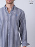 CAMISA RAYAS AZUL MARINO Y BLANCO