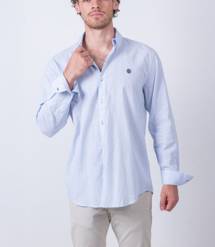 CAMISA LISA AZUL CLARO