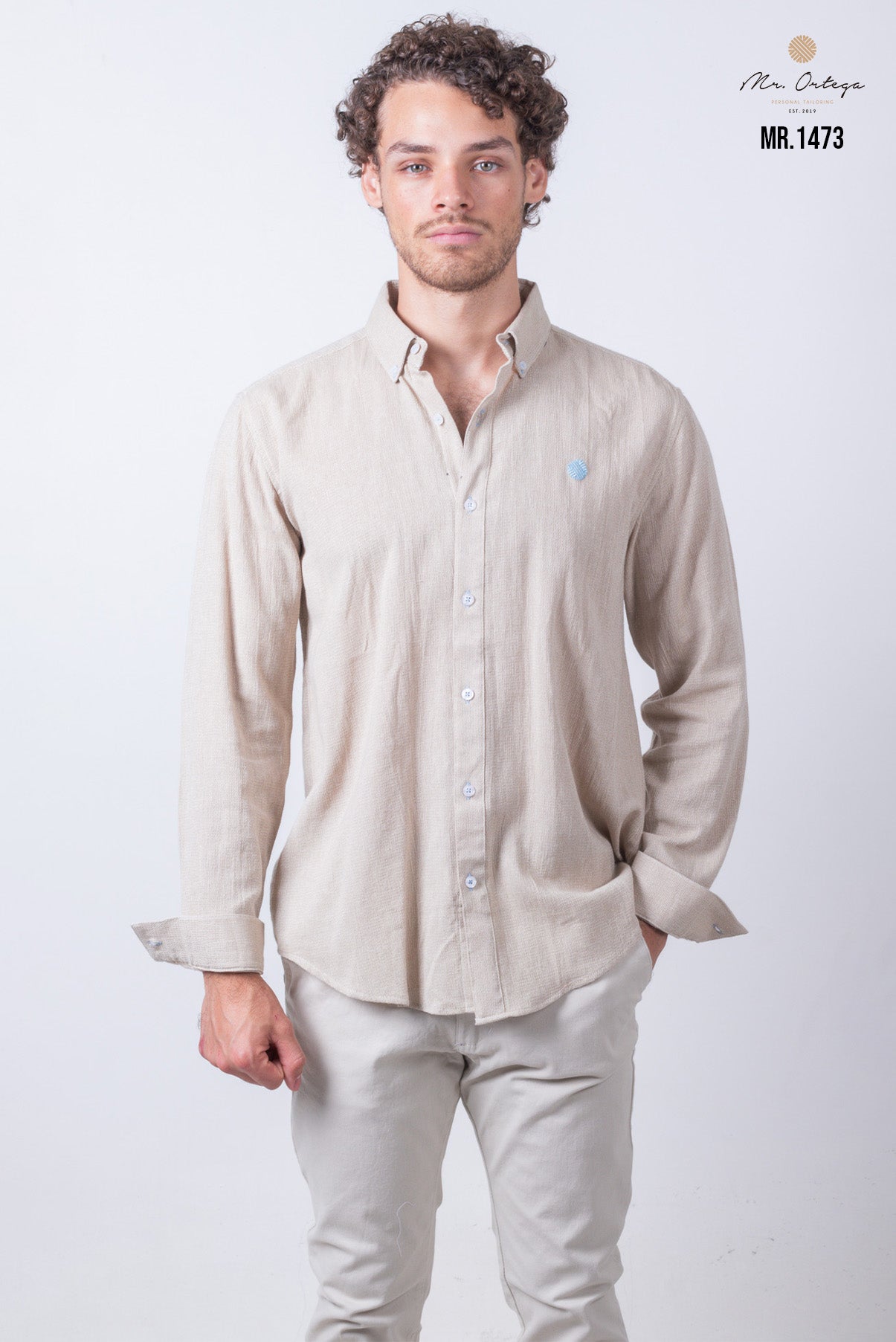 CAMISA LISA BEIGE