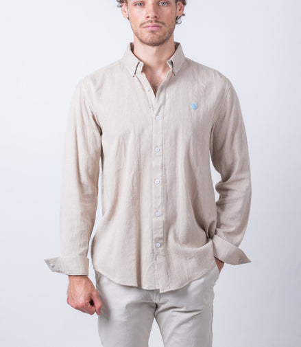 CAMISA LISA BEIGE