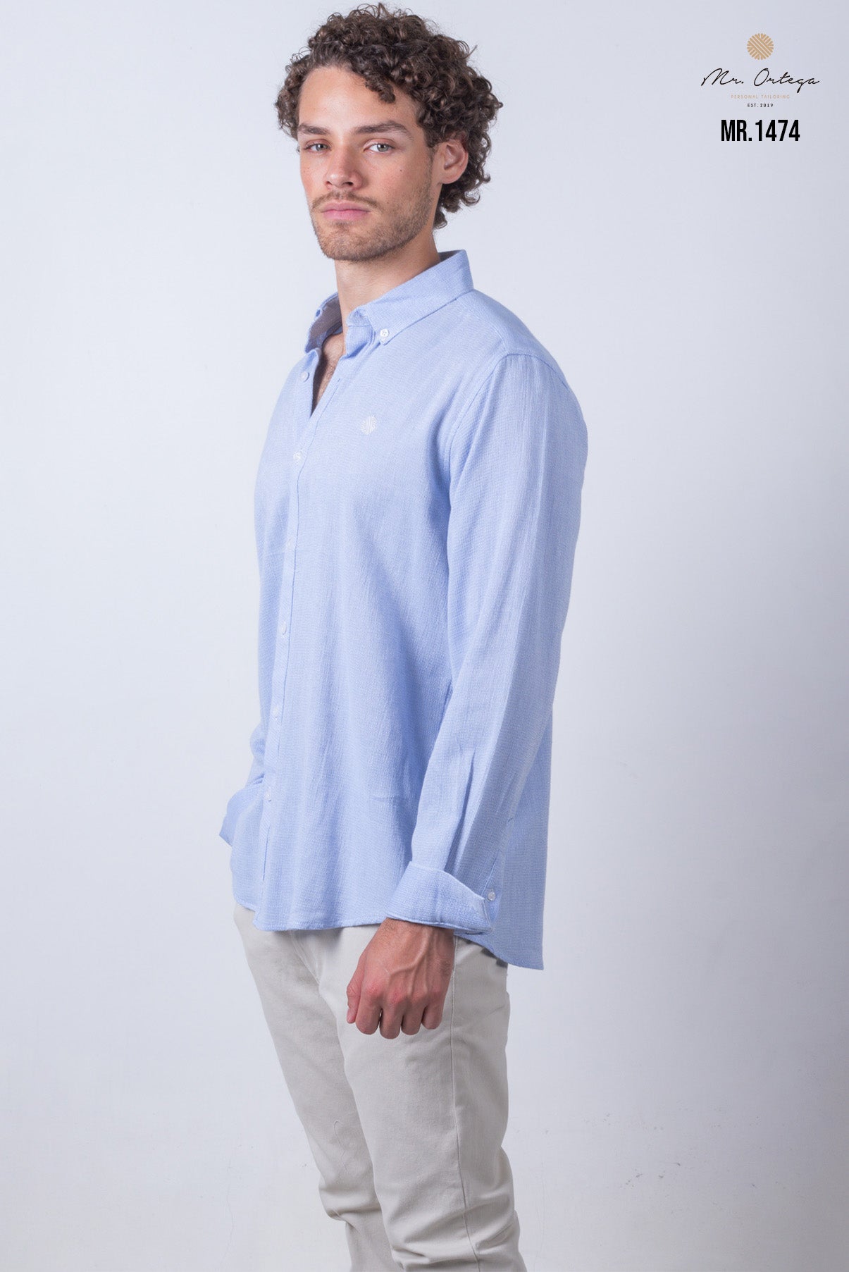 CAMISA LISA AZUL