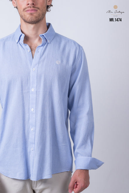 CAMISA LISA AZUL