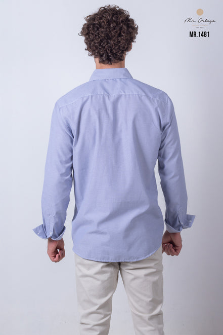 CAMISA RAYAS AZUL Y BLANCO