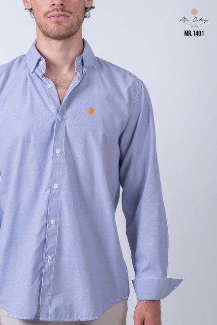 CAMISA RAYAS AZUL Y BLANCO