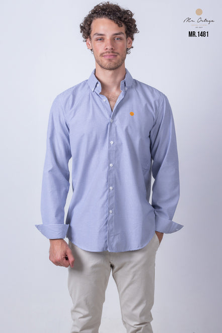 CAMISA RAYAS AZUL Y BLANCO