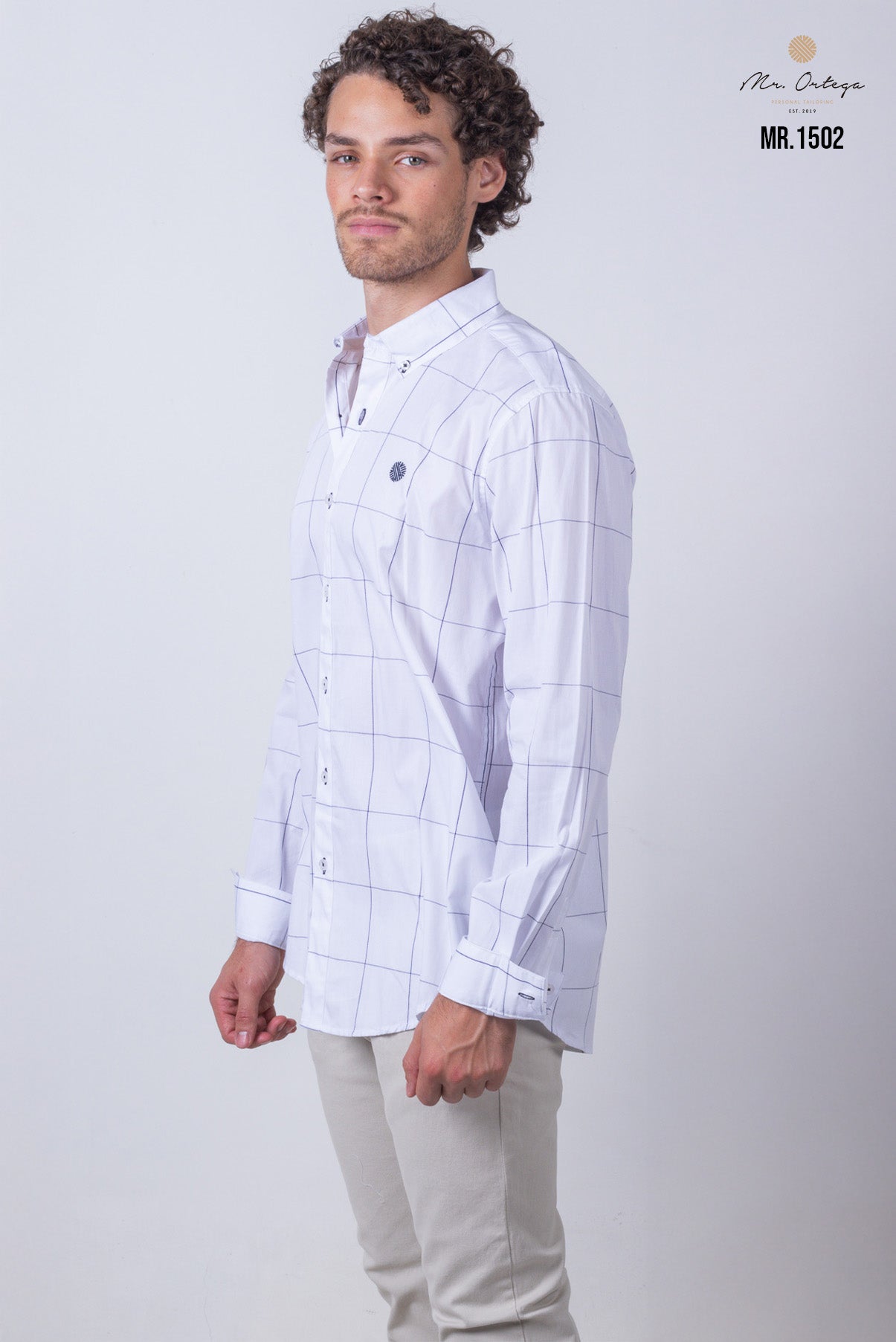 CAMISA CUADROS BLANCO
