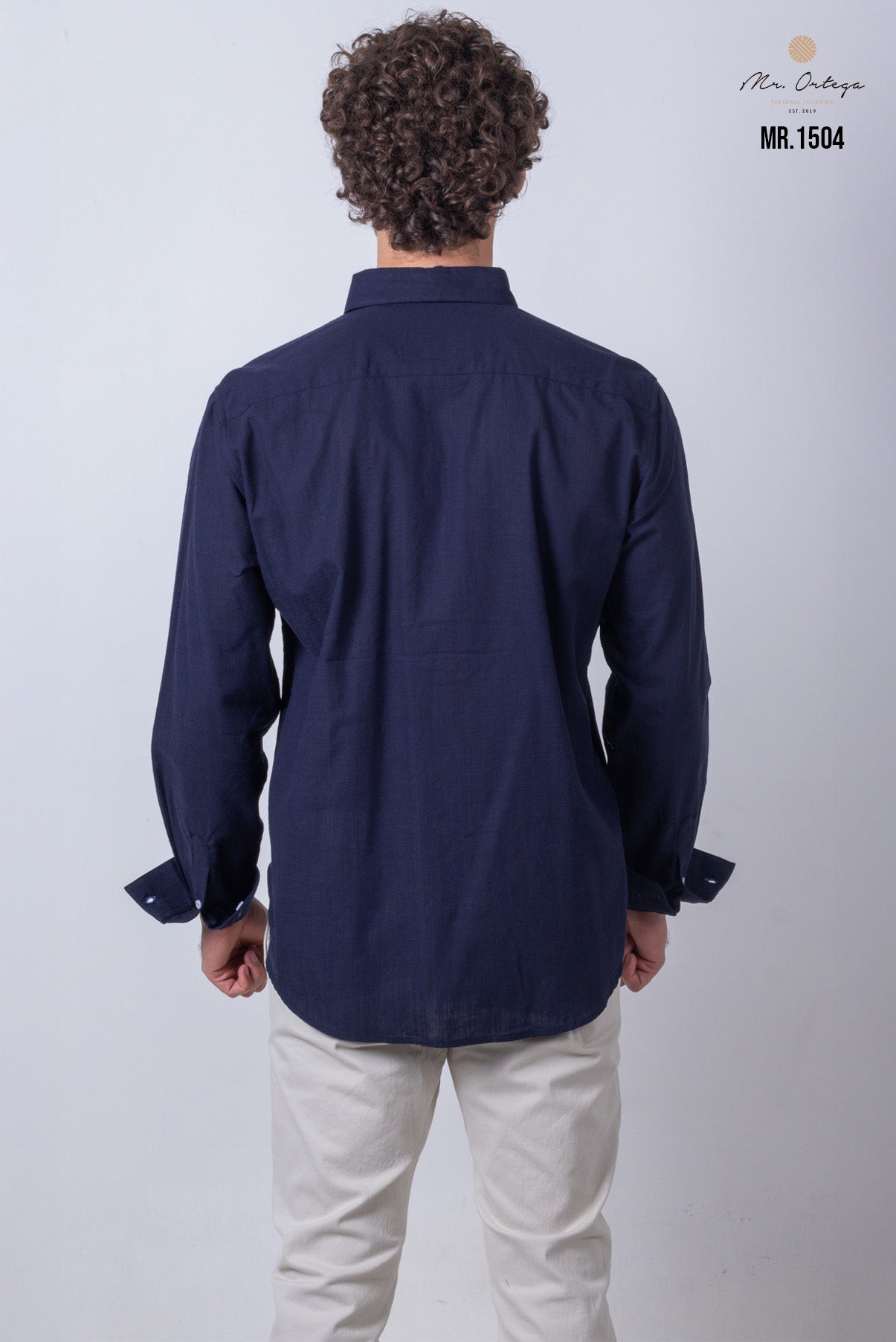 CAMISA AZUL MARINO LISA