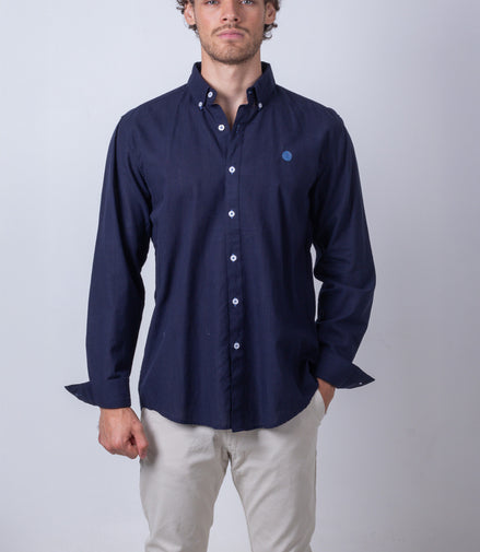 CAMISA AZUL MARINO LISA