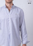 CAMISA LISA GRIS Y BLANCO