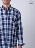 CAMISA CUADROS AZUL MARINO Y BLANCO