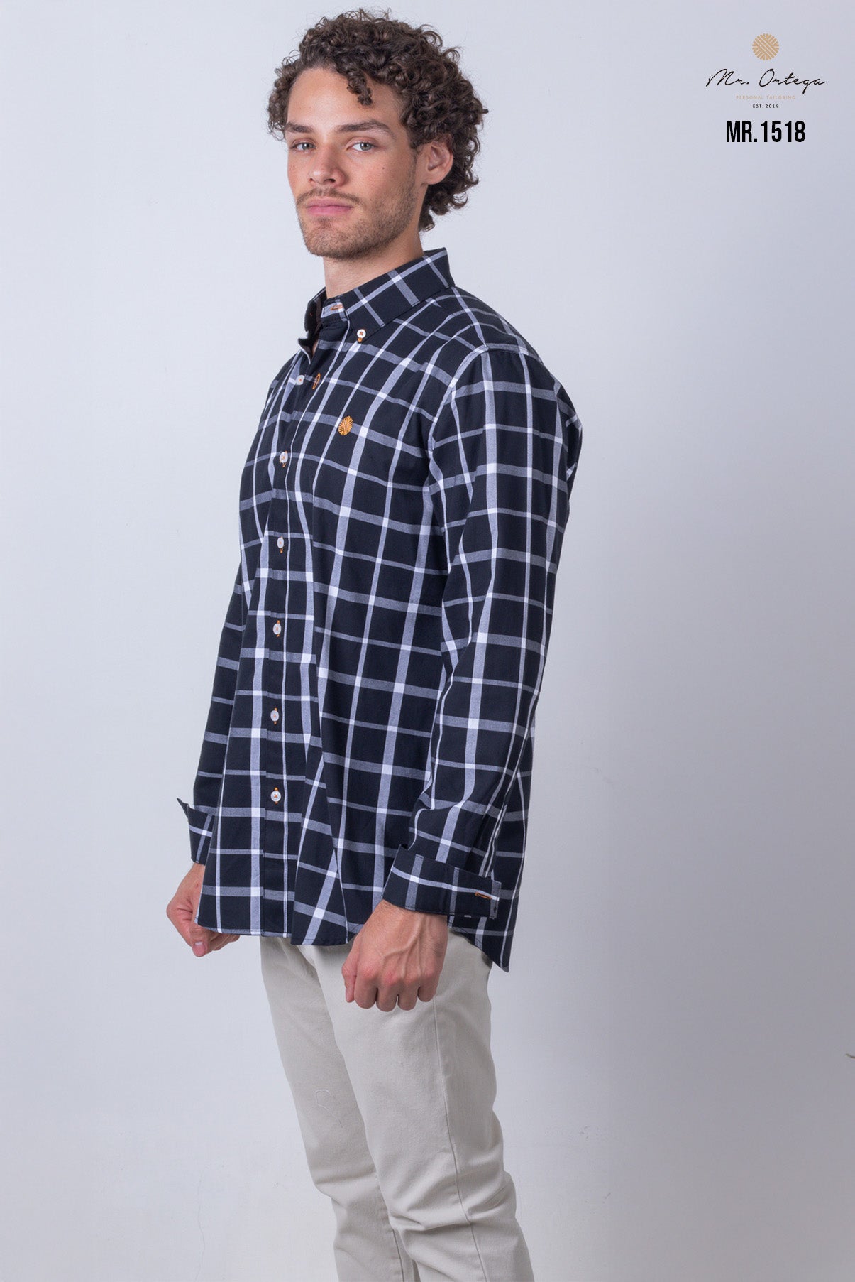 CAMISA CUADROS NEGRO Y BLANCO
