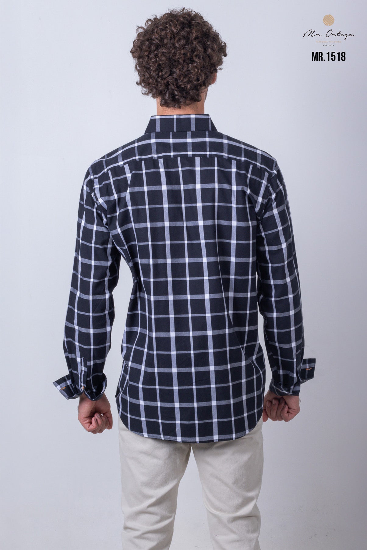 CAMISA CUADROS NEGRO Y BLANCO