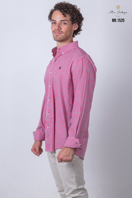 CAMISA CUADROS ROJO Y BLANCO