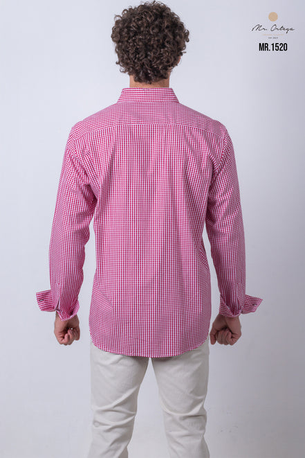 CAMISA CUADROS ROJO Y BLANCO