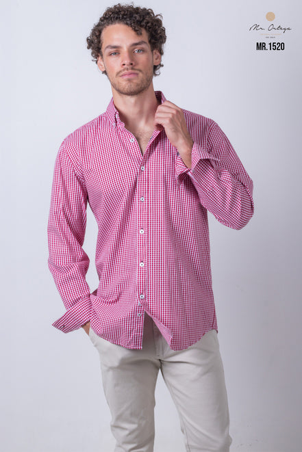 CAMISA CUADROS ROJO Y BLANCO