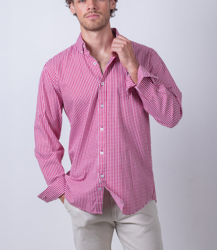CAMISA CUADROS ROJO Y BLANCO