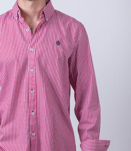 CAMISA CUADROS ROJO Y BLANCO