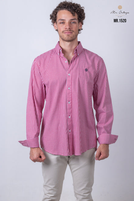 CAMISA CUADROS ROJO Y BLANCO