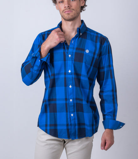 CAMISA CUADROS AZUL