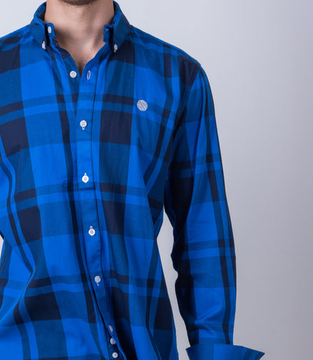 CAMISA CUADROS AZUL