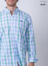 CAMISA CUADROS BLANCO, VERDE Y AZUL