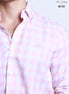 CAMISA CUADROS ROSA, CORAL Y BLANCO