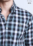 CAMISA CUADROS NEGRO, VERDE Y BLANCO