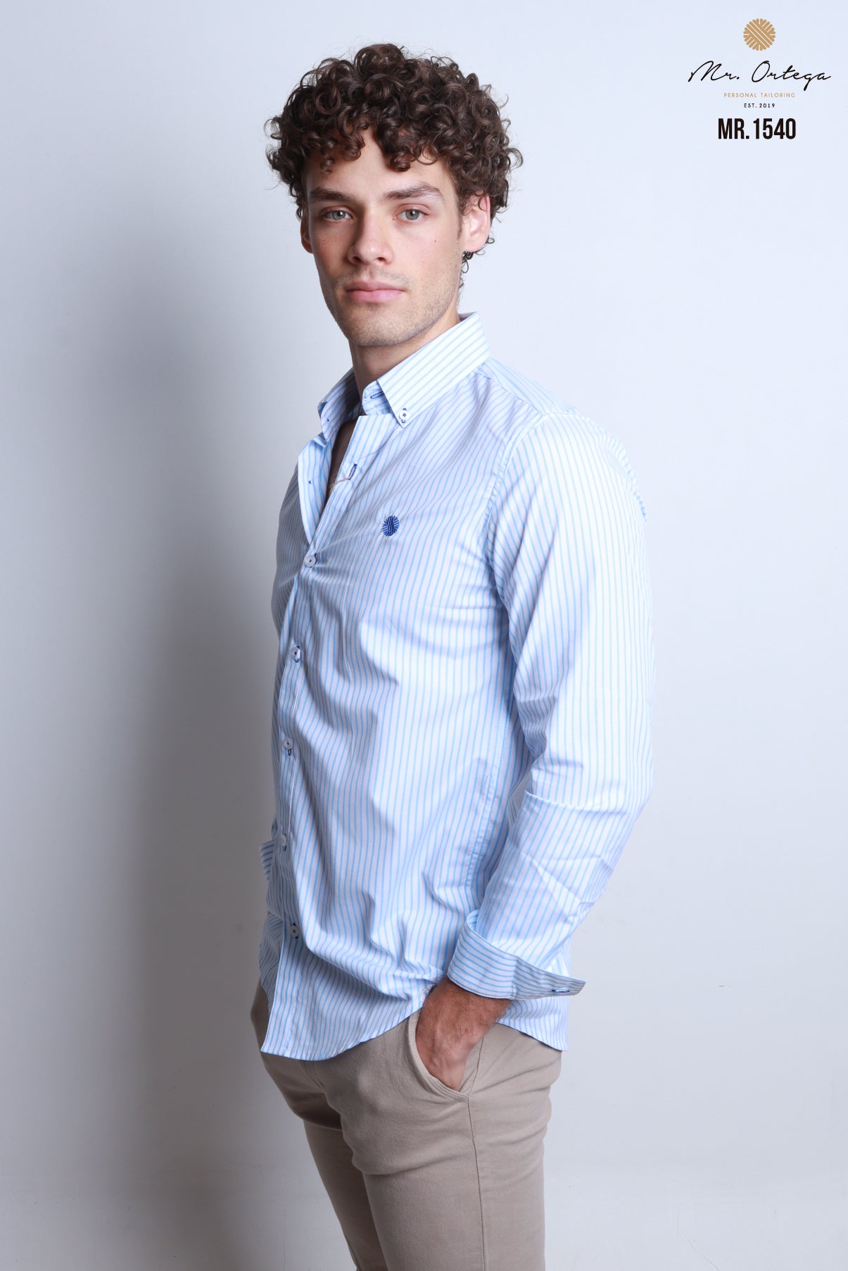 CAMISA RAYAS AZUL CLARO Y BLANCO