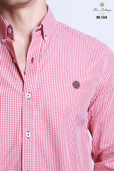 CAMISA CUADROS ROJO Y BLANCO