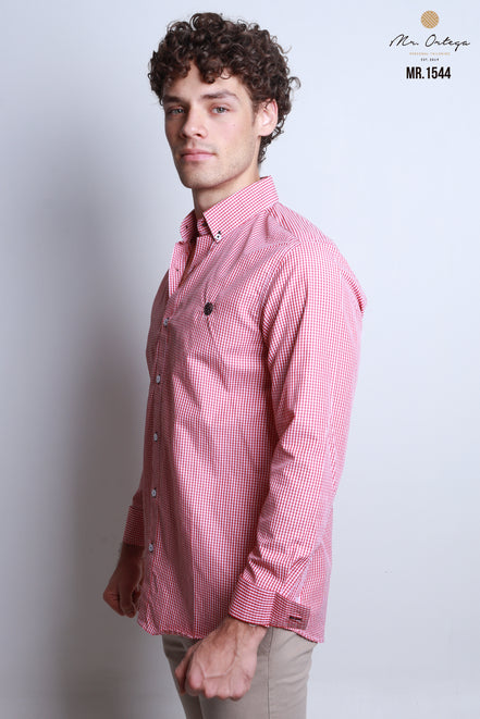 CAMISA CUADROS ROJO Y BLANCO