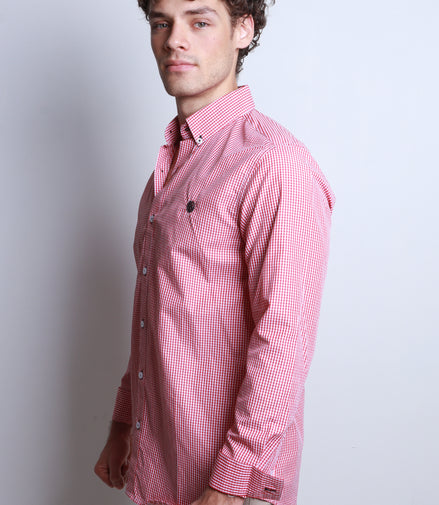CAMISA CUADROS ROJO Y BLANCO