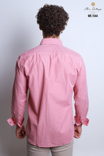 CAMISA CUADROS ROJO Y BLANCO