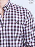 CAMISA CUADROS TINTO, NEGRO Y BLANCO